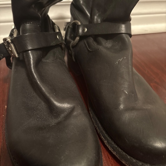 Very cool leather Frye boots size 8 1/2 Never worn out - Picture 4 of 11